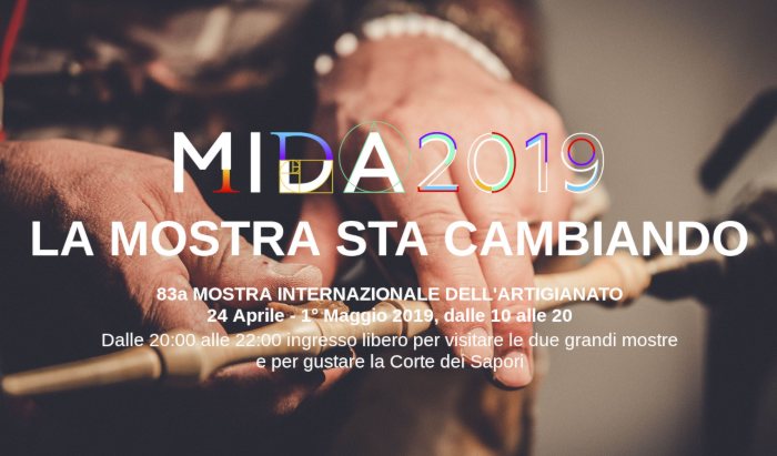 MIDA 2019,  83° Mostra Internazionale dell’Artigianato 