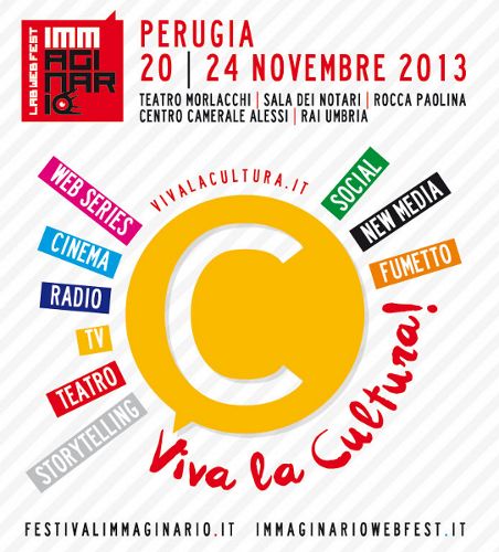 IV° del Festival IMMaginario si terrà a Perugia dal 20 al 24 Novembre