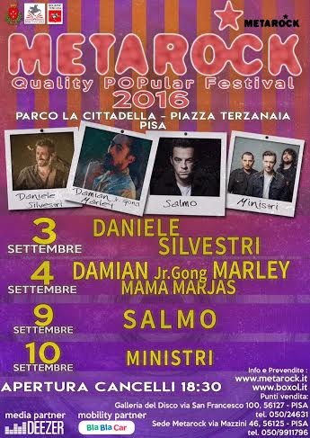 Metarock  Settembre 2016 - Pisa