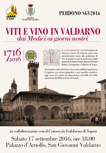 VITI E VINO IN VALDARNO dai Medici ai giorni nostri  