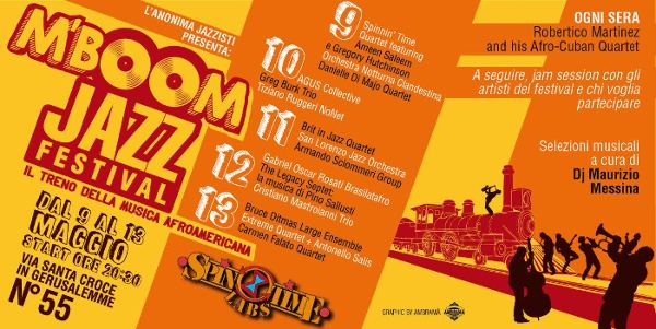 M’BOOM Jazz Fest Il treno della musica Afro Americana