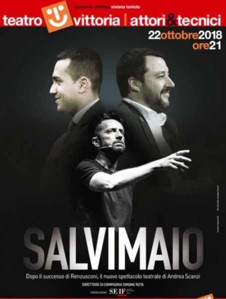 SALVIMAIO Il nuovo spettacolo teatrale  di e con Andrea Scanzi