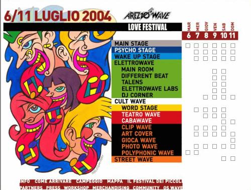 AREZZO WAVE 6 – 11 LUGLIO 2004