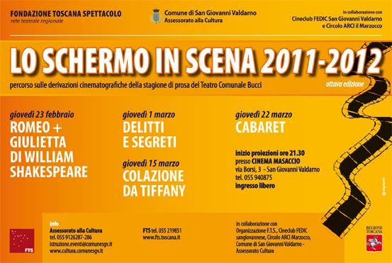 Lo schermo in scena 2012