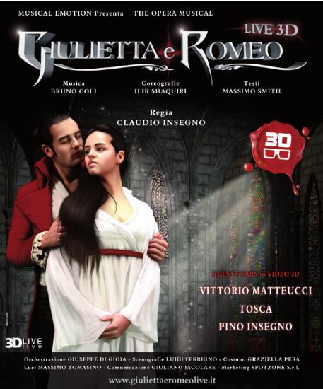 GIULIETTA E ROMEO LIVE 3D