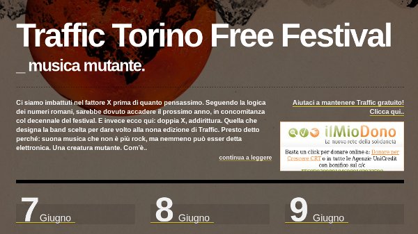 Torino Traffic Free Festival 2012
