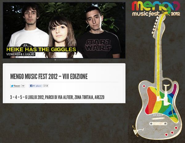 MENGO MUSIC FEST 2012 – VIII edizione