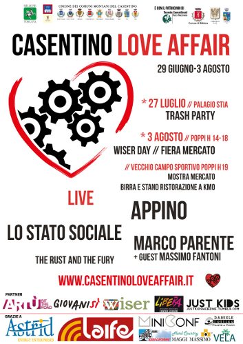 Casentino Love Affair 3 Agosto serata conclusiva